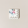 Basketweave Floral Paper Napkins Small
