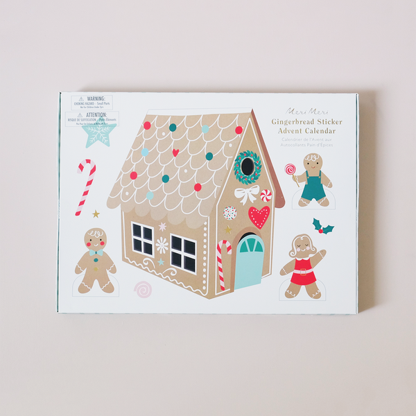 Gingerbread Sticker Advent Calendar