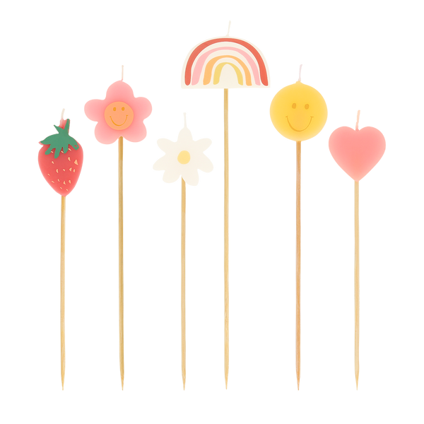 Happy Face Icon Candles