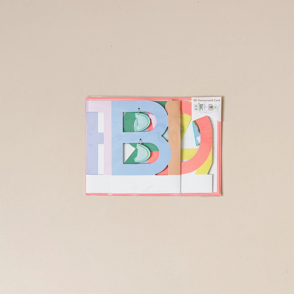 Honeycomb Birthday Note Card