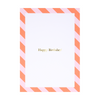 Honeycomb Ice Cream Sundae Note Card