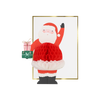 Honeycomb Santa Note Card