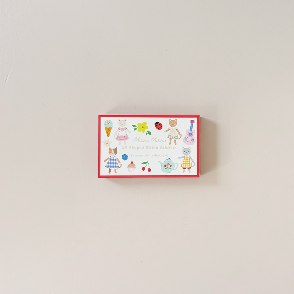 Kitten Club Shaped Stickers