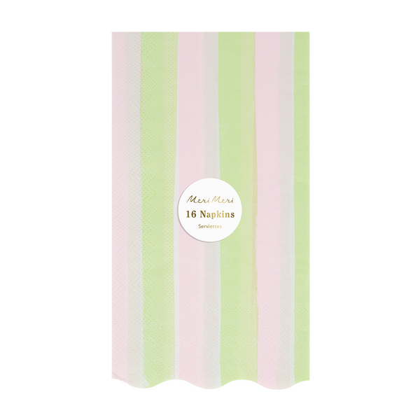 Pastel Stripe Guest Towels