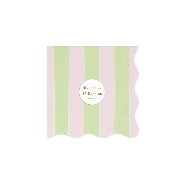 Pastel Stripe Napkins Small