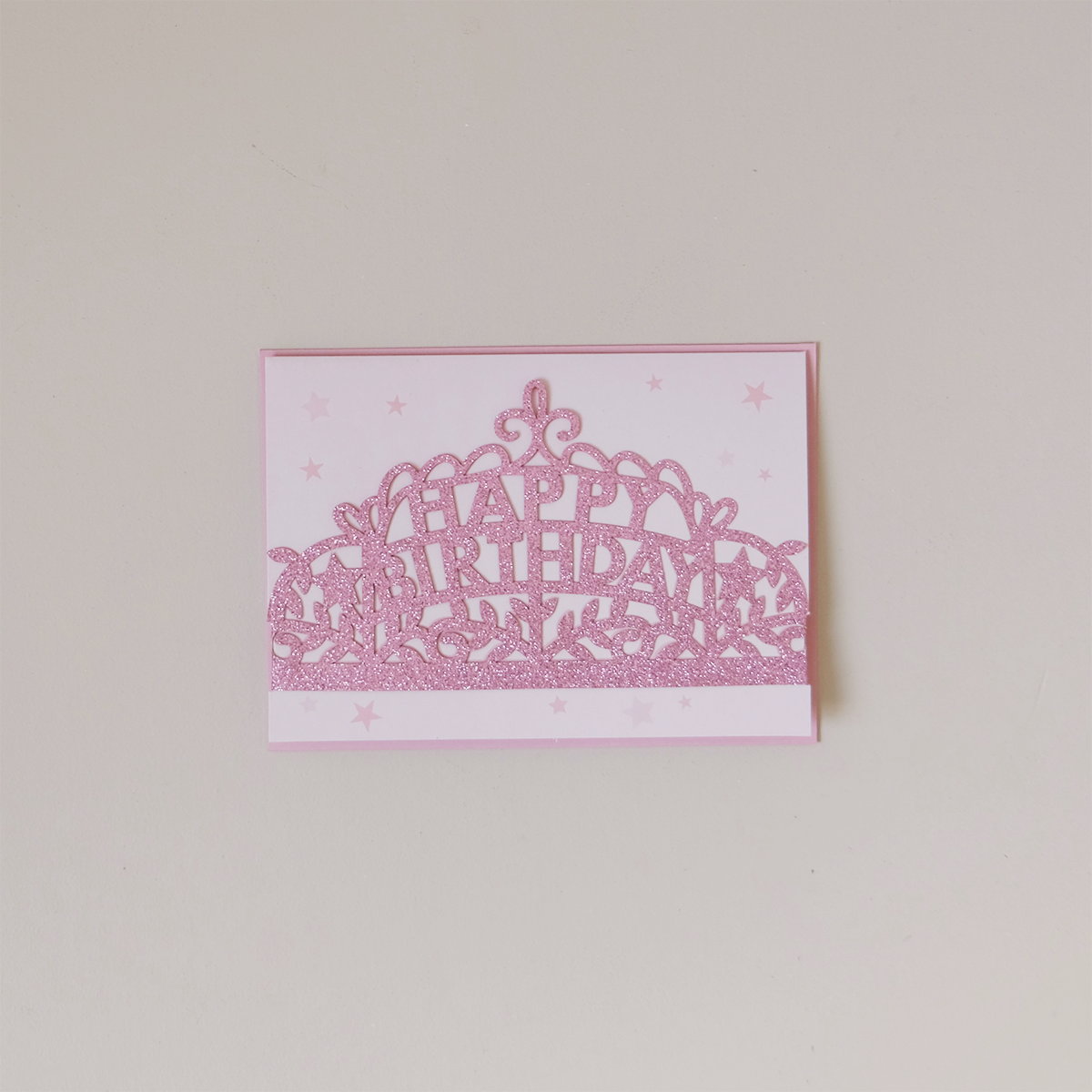 Pink Tiara Birthday Note Card – Holliday