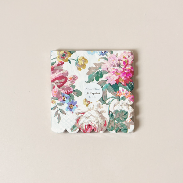 Rococo Floral Paper Napkins Large