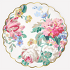 Rococo Floral Paper Plates Large