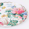 Rococo Floral Paper Plates Large