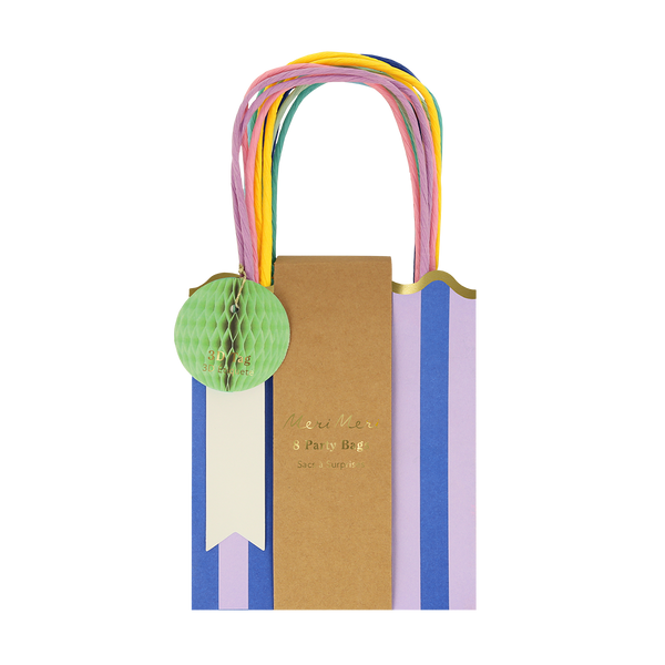 Stripe Party Gift Bags