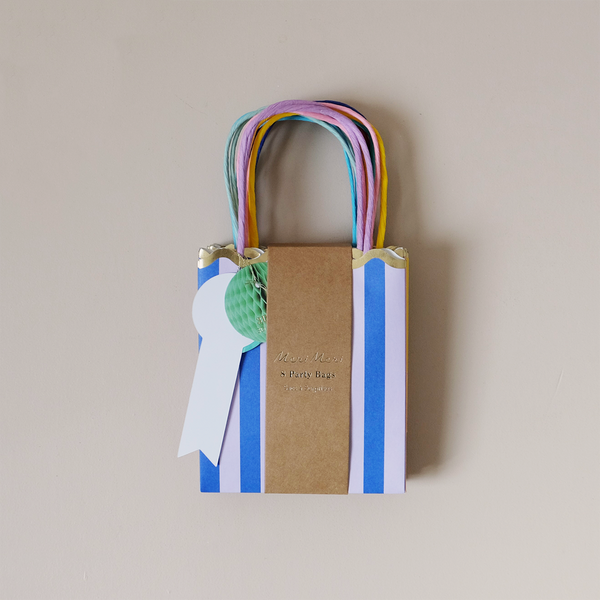 Stripe Party Gift Bags