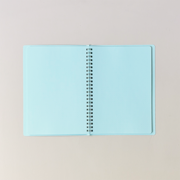 Soft Color Notebook Dot Grid Blue