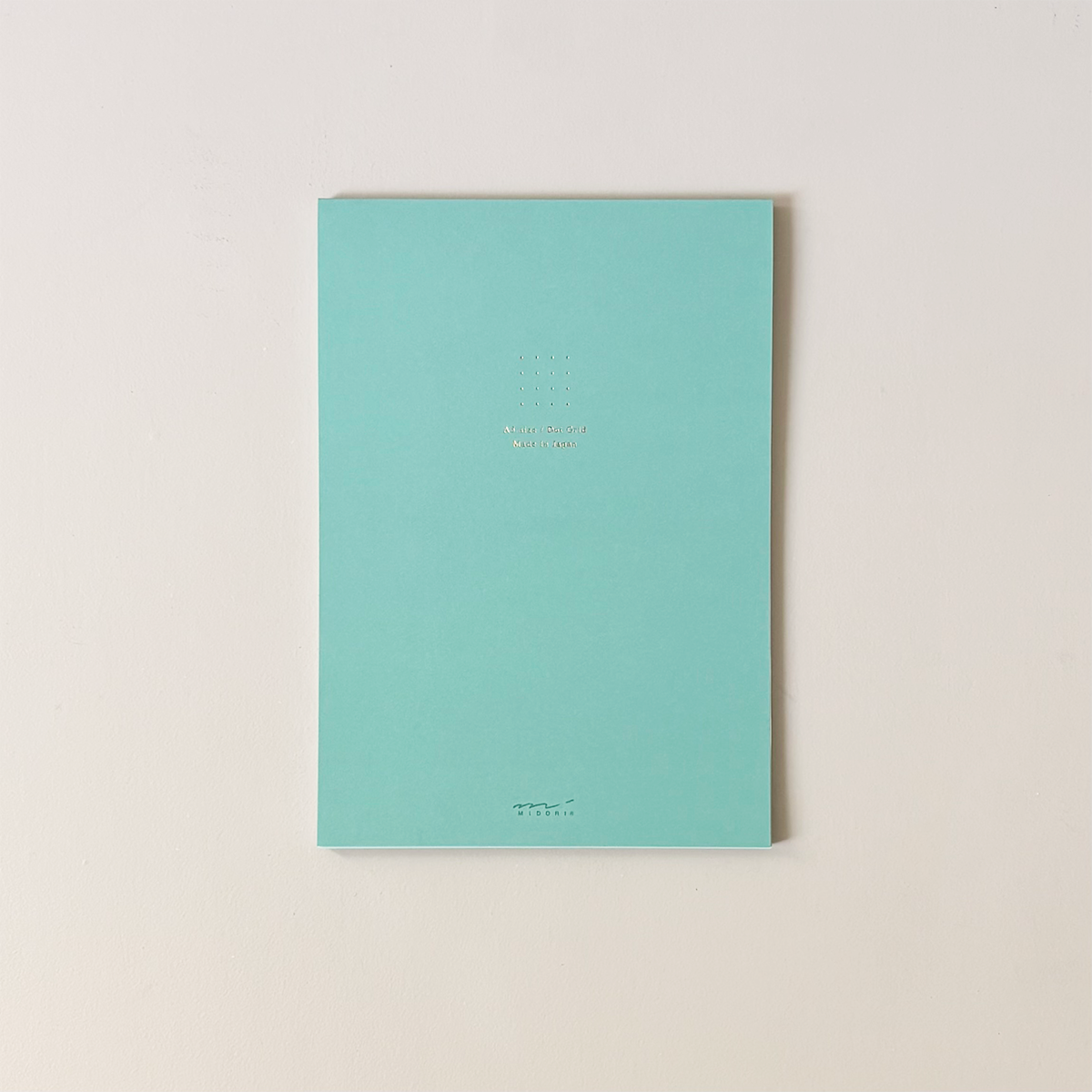 Soft Color Notepad Dot Grid Green – Holliday