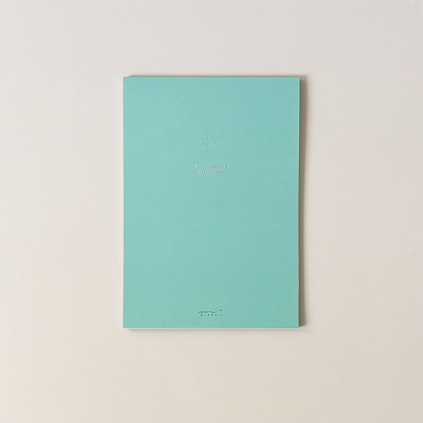 Soft Color Notepad Dot Grid Green