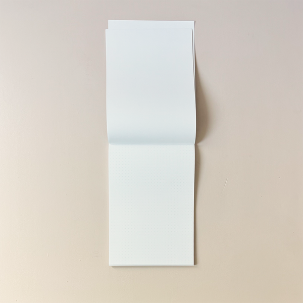 Soft Color Notepad Dot Grid White