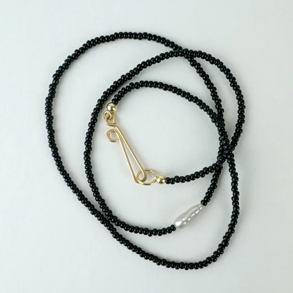Khadi Necklace Black