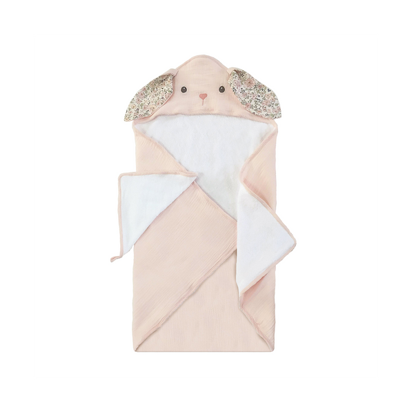 Petit Bunny Terry Towel & Washcloth Set