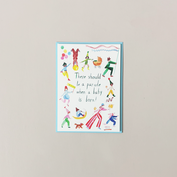 Baby Parade Note Card