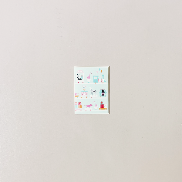 Choo Choo Train Petite Note Card