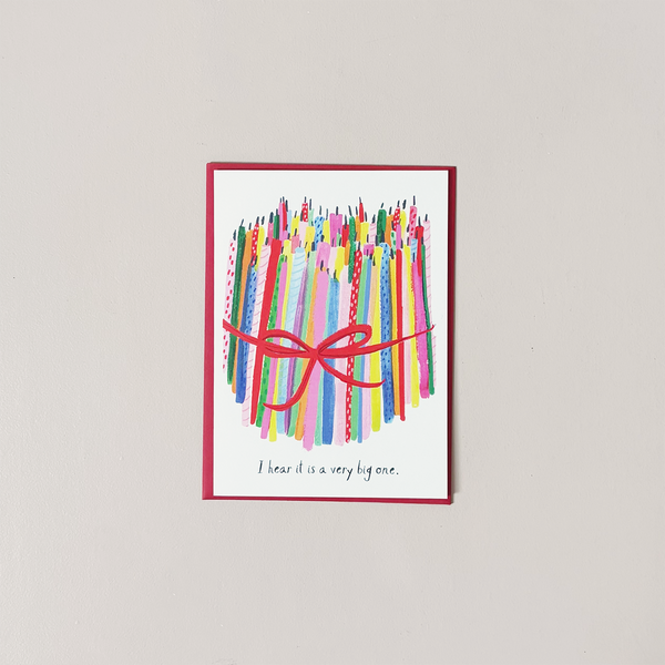 Very Big One Note Card