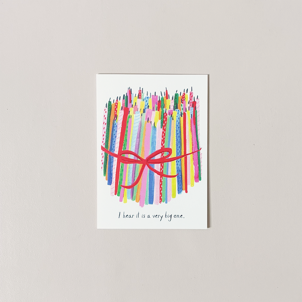 Very Big One Note Card