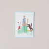 Westminster Blue Ribbon Note Card