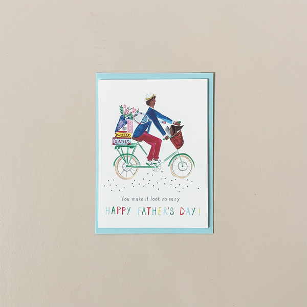 A Dad & His Pup Note Card
