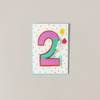 Bunny is Two Note Card
