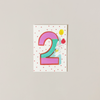 Bunny is Two Note Card