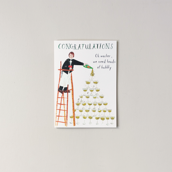 Loads of Bubbly Note Card