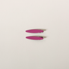 Celine Hair Clip Set, Plum