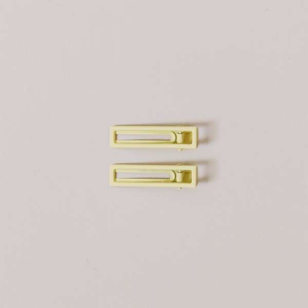 Lu Lu Hair Clip Set, Butter