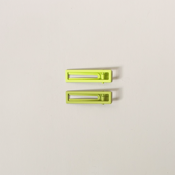 Lu Lu Hair Clip Set, Moss
