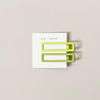 Lu Lu Hair Clip Set, Moss
