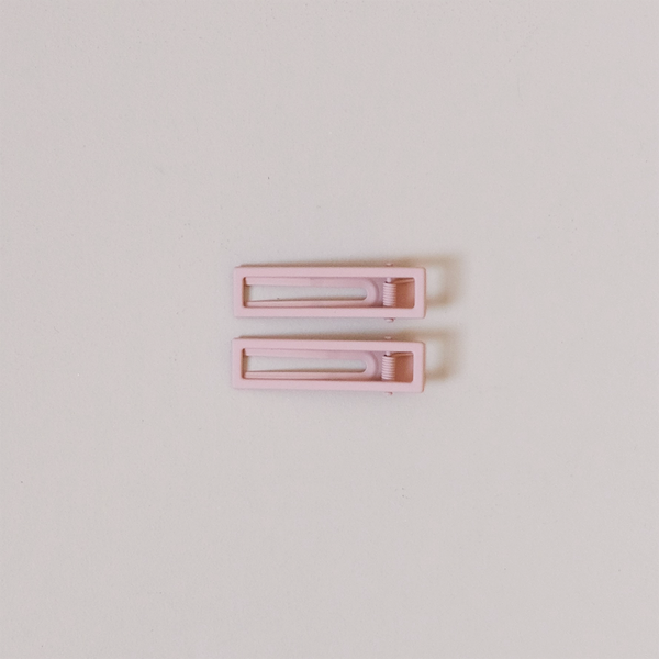 Lu Lu Hair Clip Set, Roseate