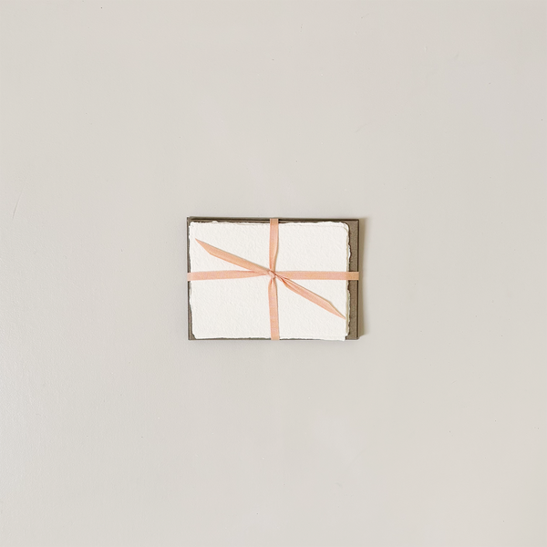 Handmade Paper Pack 3.5" x 5" Blush