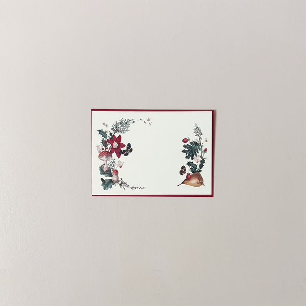 Mushroom Holiday Note Card Set