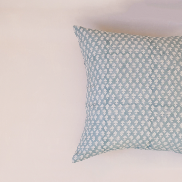 Madrid Blue Stone Pillow Cover