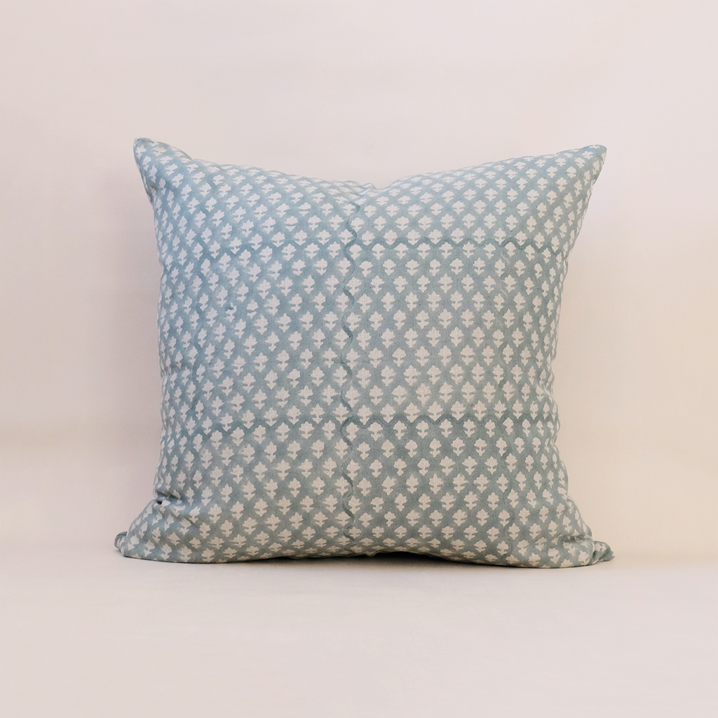 Madrid Blue Stone Pillow Cover
