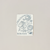 Saying Bonjour Flat Note Card