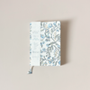 Block Print Lined Notebook Blue Stone Songbirds