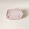 Cosmetic Bag Large Floral Blush