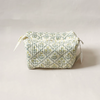 Cosmetic Bag Large Floral Buttercream