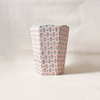Ditsy Floral Block Print Paper Waste Basket