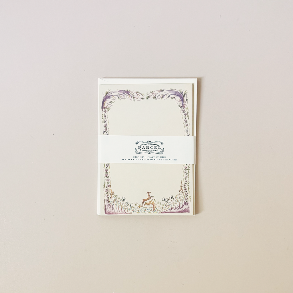 French Menu V Note Card Set