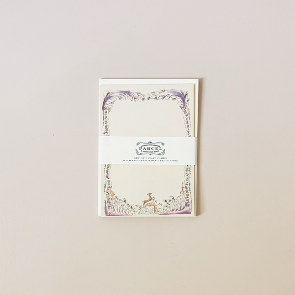 French Menu V Note Card Set