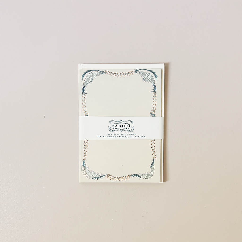 French Menu VII Note Card Set