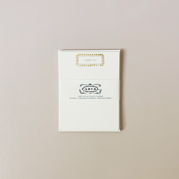 Gold Thank You Note Card Set