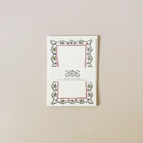 Sweet Floral Frame Note Card Set