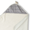 Hooded Towel Sea Stripe